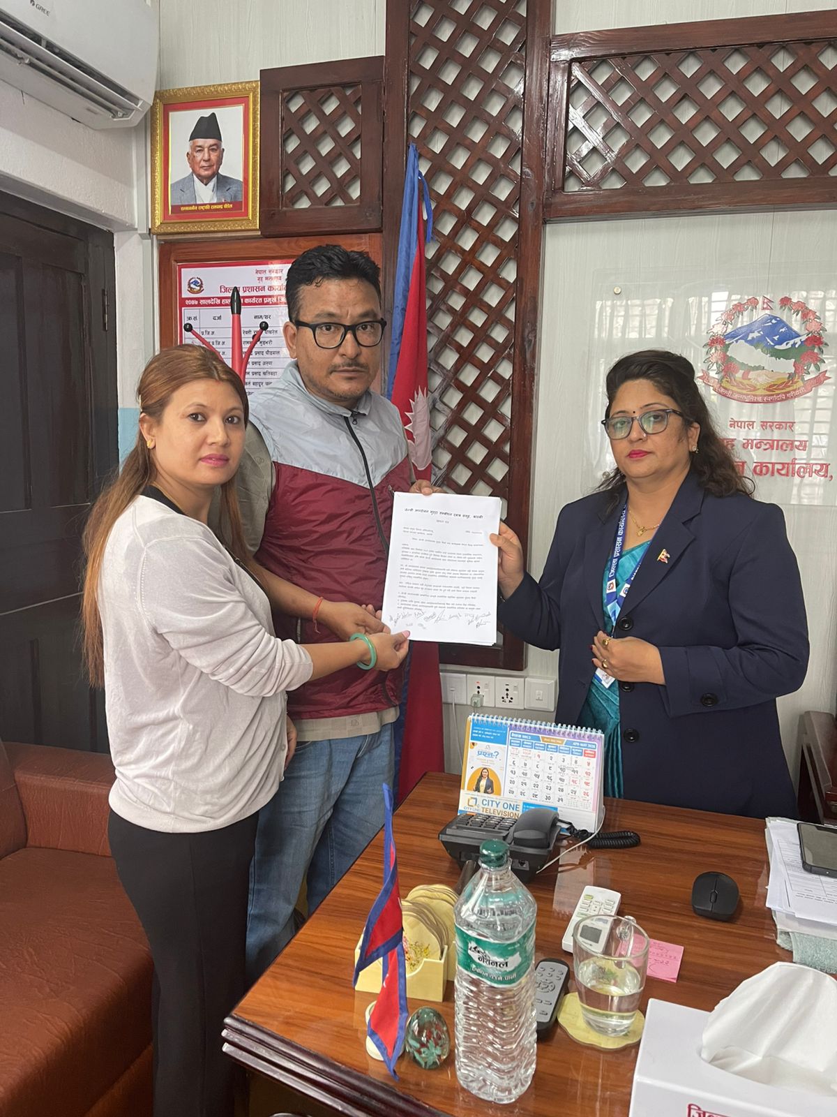 ‘जेन्जी आन्दोलन मुद्दा सम्बोधन दबाब समूह’ को ज्ञापनपत्र